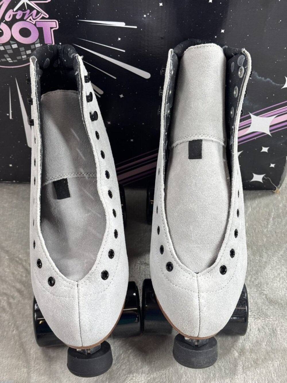 Moonlight Moon Boot Roller Skates Mens 7 Womens 8 Gray Roller Skates Lace Up - Picture 3 of 12